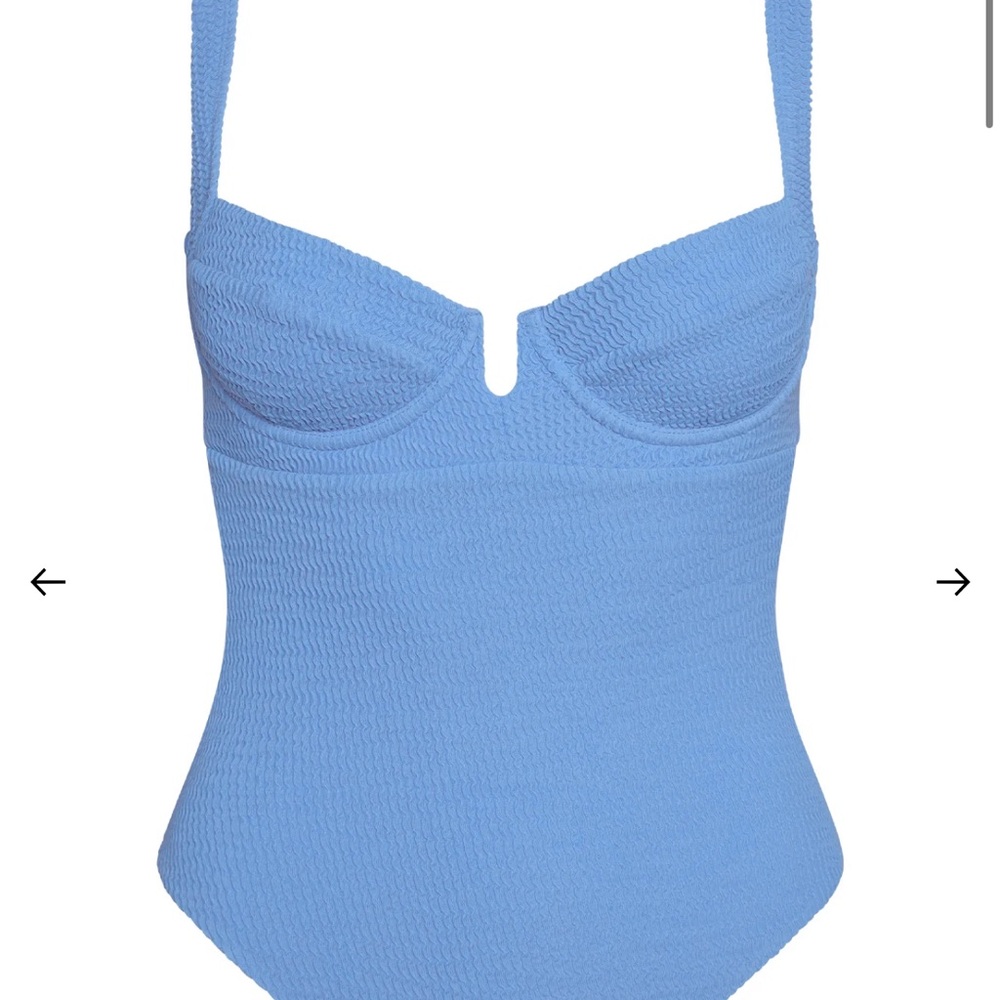 Monday Swimwear CLOVELLY ONE PIECE - AZURE CRINKLE